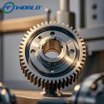 Lightweight Aluminum Alloy Gear with 20° Tooth Pressure Angle and Long-lasting Durability for sale