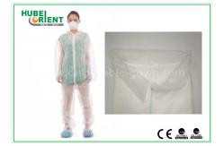 China Polypropylene Disposable Protective Coveralls With Hood And Feetcover supplier