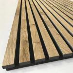 Polyester Fiber Acoustic Wall Panel Pure Black Base for sale