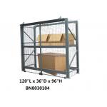 Safeguard Products Pallet Rack Security Enclosure 120 Long 36 Deep Powder Coated for sale