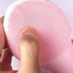 OEM Grey Silicone Cleansing Brush Face Silicone Scrubber Electric