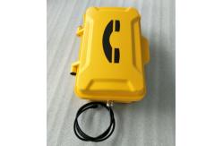 China IP67 Heavy Duty Industrial Broadcast Telephone With Beacon And Flashing Lamp supplier