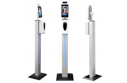China Touchless AI Facial Recognition Infrared Thermometer IP65 With 8 Inch Screen supplier