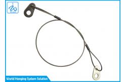 China 1.2mm Extension Spring Safety Cable Loop Wire Rope With Stainless Steel Sheet supplier