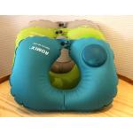 Easy Press Operate to Inflate Comfortable Inflatable Neck Travel Pillow,Customized Gifts for Promotional for sale