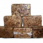 Anti Acne Whitening Africa Handmade Black Soap With Shea Butter And Vitamin E for sale