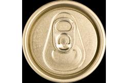 China Carbonated Drink Beverage Drink Can Lids With Pull Tab Custom Logo Round Shape supplier
