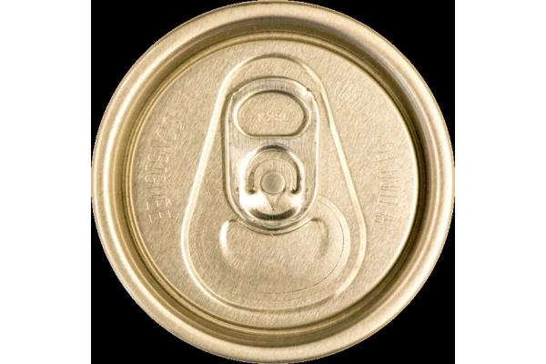 Carbonated Drink Beverage Drink Can Lids With Pull Tab Custom Logo Round Shape