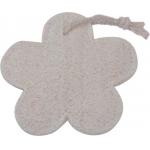 OEM / ODM Loofah Bath Pad No Stimulation Flower Shape Natural Body Scrubber for sale