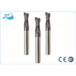 Cemented Carbide End Mills For Stainless Steel ,Two Flute End Mill for sale