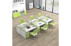 China Modern Cubicle Office Furniture Modular Workstation Partition For 4 Clerk supplier