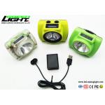18000lux 6800mAh Cordless Mining Cap Lights 385lum
