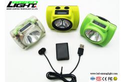 China 18000lux 6800mAh Cordless Mining Cap Lights 385lum supplier