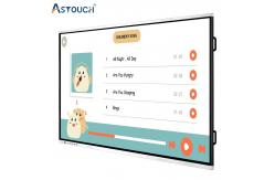 China Multitouch Interactive Touch Screen Whiteboard 86 Inch White supplier
