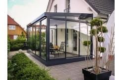 China White Finish Aluminum Sun Room Customization With Corner Code Connection supplier