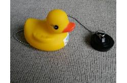 China Non Phthalate Pvc Bathtub Water Stopper  , Toybathtub Drain Stopper With Rubber Duck supplier