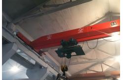 China 10Ton Single Girder Electric Overhead Traveling Charging Crane Remote Control supplier