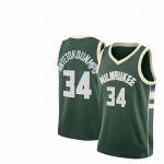 Vivid Image Custom Made Basketball Jerseys Strong Moisture Absorption  Milwaukee NO 34 for sale