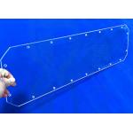Large Size Transparent Uv Polished Fused 20/40 Quartz Glass Plate for sale