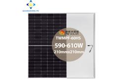 China TW SOLAR 590W Monofacial Solar Panel 595W High Power supplier