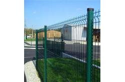 China 3D Curvy  hot dipped PVC coated welded wire mesh fence triangle 3D fence supplier
