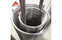 China Spiral Double Titanium Tube Heat Exchangers Coil Evaporator supplier