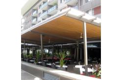China 300mm Width Plank Ceiling Tiles Windproof Exterior Plain Perforated Pattern supplier