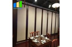 China Ebunge Movable Partition Walls MDF Finish Aluminum Frame Folding Acoustic Room Divider supplier