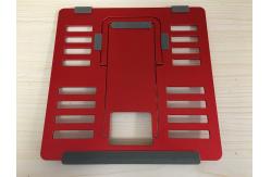 China Red SGS 4mm Lightweight Portable Metal Laptop Stand Ipad Reading Stand supplier