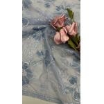 Leafy Metallic Embroideded Lace Fabric Mesh Luxary High Quality Elegant Fabric For Gown for sale