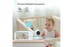 China 5 Inch Wireless Baby Monitor with Auto Tracking and 5000mAh Battery supplier