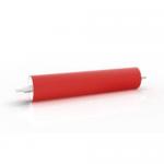 Industrial Rubber Roller Synthetic Rubber Silicon Rubber Coated Long Life Span for sale