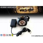 Cordless Hard Hat Lights with LCD Screen Black Classic Mining Headlamp for sale