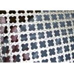6mm thickness Full Leaf Clover Pattern  Perforated Metal Sheets for sale