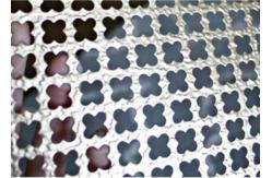 China 6mm thickness Full Leaf Clover Pattern  Perforated Metal Sheets supplier