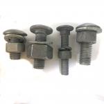 HDG Oval Neck Track Bolt Railway Guardrail Bolt Carbon Steel Highway Guardrail Bolt for sale