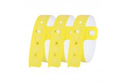 China Plastic Vinyl Personalised Event Wristbands Secure Elastic Reflective supplier