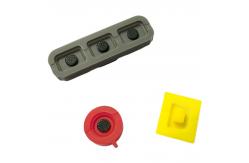 China Custom Sensitive Conductive Rubber Keyboard With Flexibility supplier