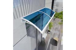China Modern Adjustable DIY Aluminum Bracket PC Sheet Canopy Rain And Sunshine Protection supplier