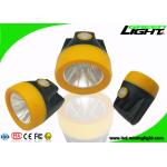 Anti Explosive 10000lux Miners Cap Lamps Cordless 1.1W Support USB Charging for sale
