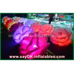 Romantic  Inflatable Lighting Decoration / LED Inflatable Flowers Chain Rose For Wedding for sale