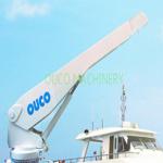 Popular Stiff Boom Hydraulic Marine Crane 1.5t 4m Yacht Use CE Certificate