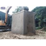 Galvanized Steel HESCO Defensive Barrier / Mesh Galvanized Gabion Box for sale