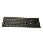 103 Keys Electroplated Black Industrial Metal Keyboard 20mA 38mm Trackball for sale