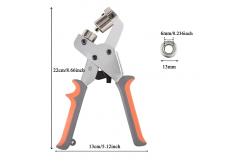 China Practical Alloy Grommet Tool Kit Anti Abrasion Multiple Sizes supplier