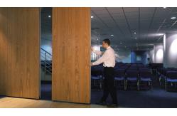 China Leather Folding Acoustic Room Divider / Movable Partition Wall supplier
