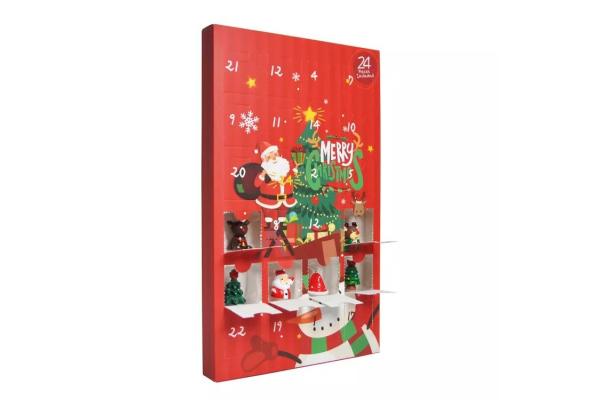 Countdown Surprise Cardboard Gift Boxes Christmas ISO Certificated