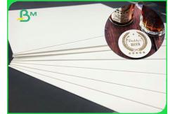 China Recycled 20PT 40PT 60PT Natural White Absorbent Cardboard For Drink Coasters supplier