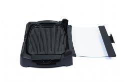 China Black Small Table Grill Griddle , Electric BBQ Grill For Home Appliance supplier