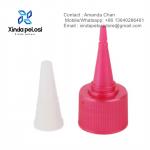 Customized Plastic Squeeze Bottle Closure With Silicone Valve For Sauce Dispensing